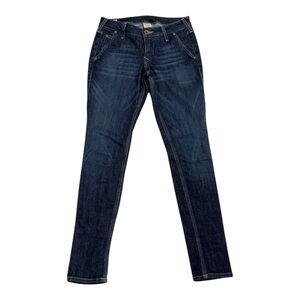 True Religion Stella Skinny Jeans Blue Mid Rise Size 27 | Style WLHR88S44